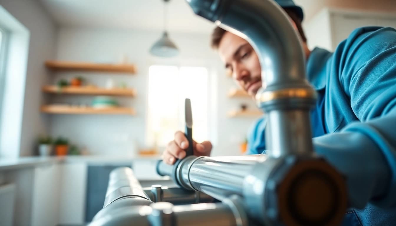 Examine whole house repiping services St Petersburg FL with professional plumber inspecting pipes.
