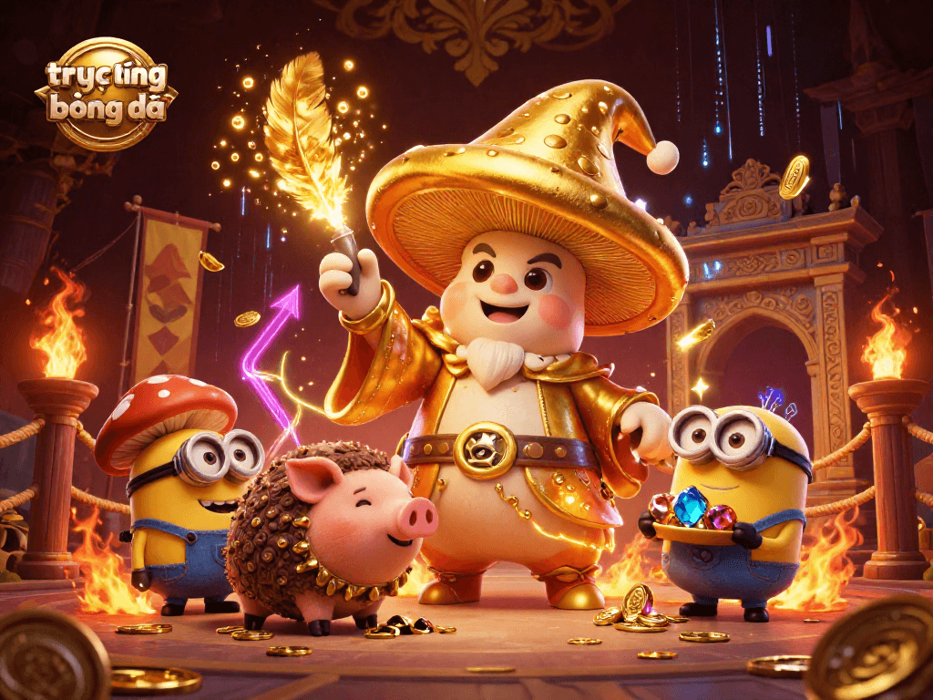 Experience trực tiếp bóng đá with captivating 3D characters and rich gambling visuals.