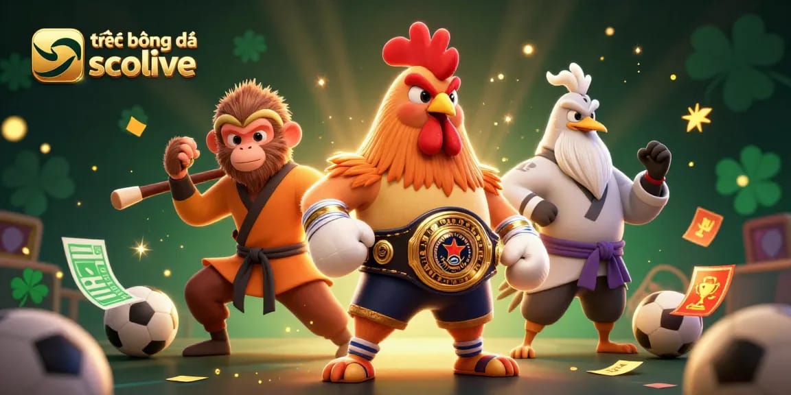 Bet elegantly on trực tiếp bóng đá socolive with dynamic sports elements in a vibrant 3D scene.