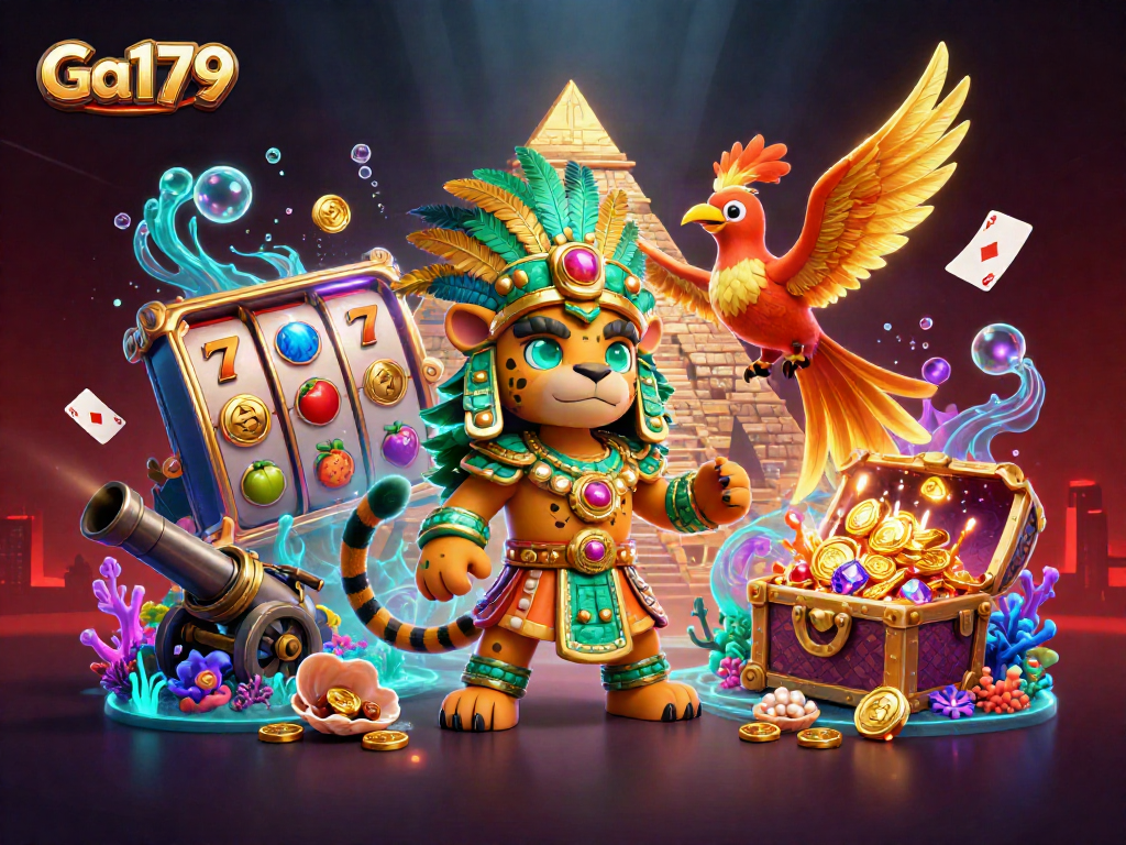 Engage in winning strategies at Ga179, a vibrant Mayan casino adventure filled with dynamic games.