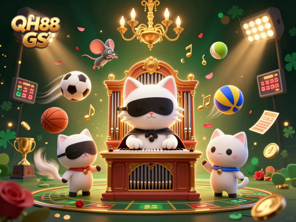 Engage with QH88 GS through thrilling sports betting visuals featuring an immersive casino scene.