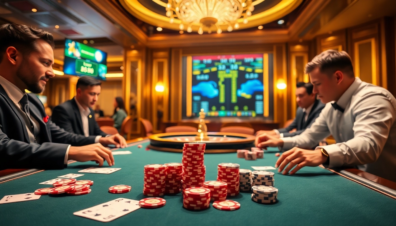 Experience the thrills at jbo chính thức casino, where players engage in high-stakes poker.