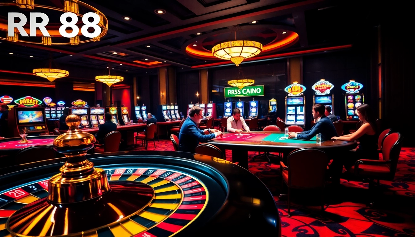 Experience thrilling poker action and roulette excitement at RR88 casino.