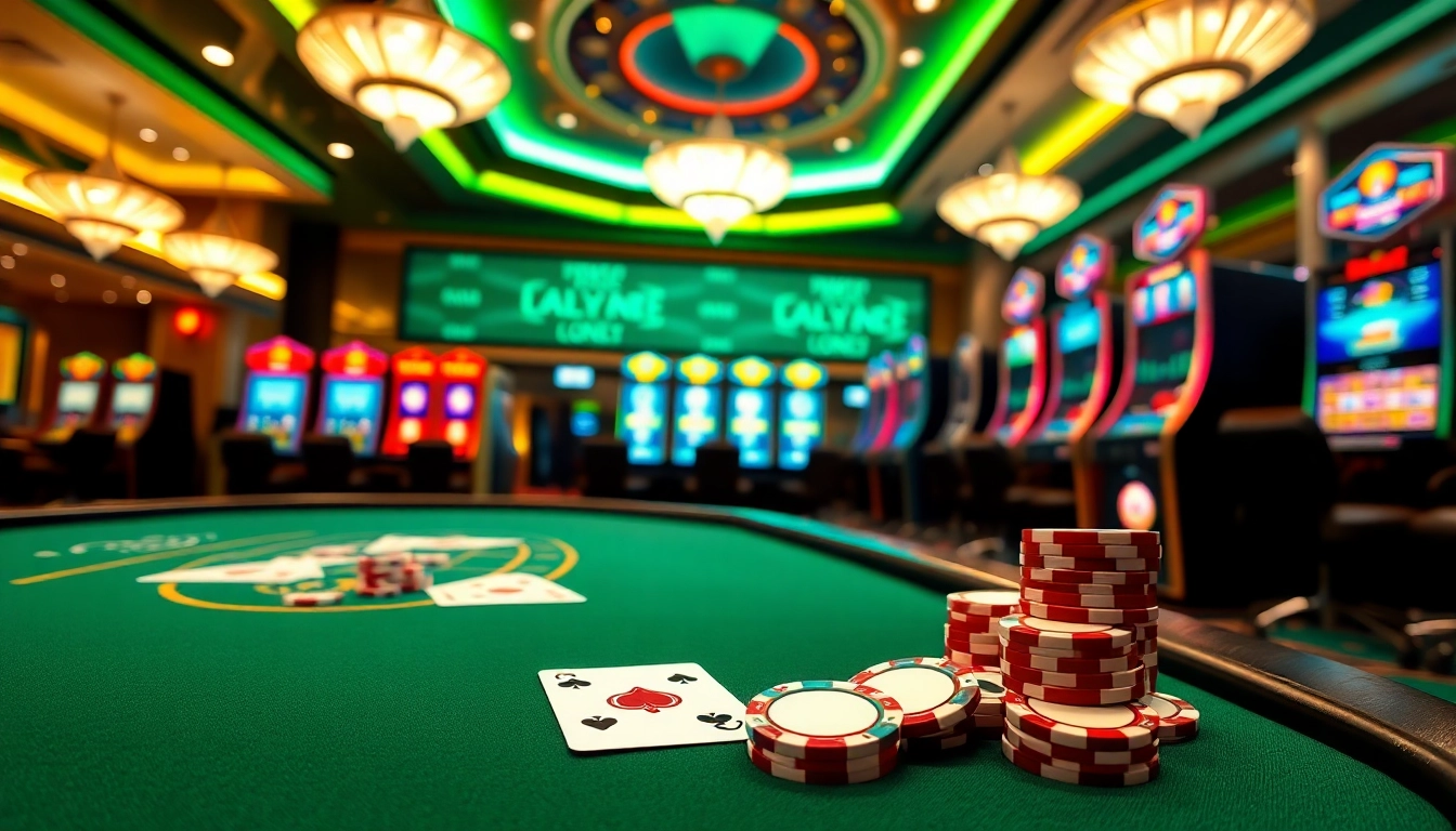 Experience thrilling online gambling at rikvip.gb.net, featuring vibrant casino games and inviting poker tables.