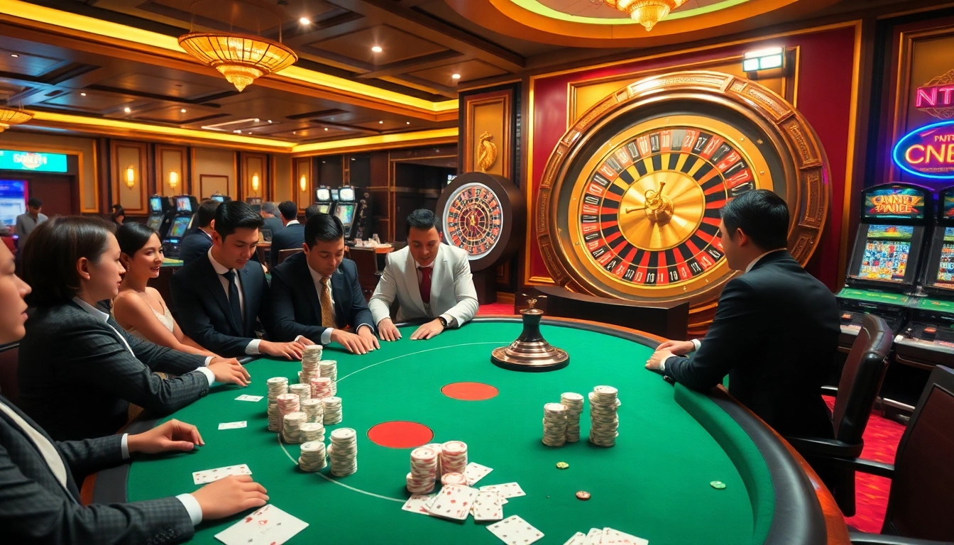 Experience high-stakes gameplay at nk88 casino with vibrant atmosphere and professional dealers.