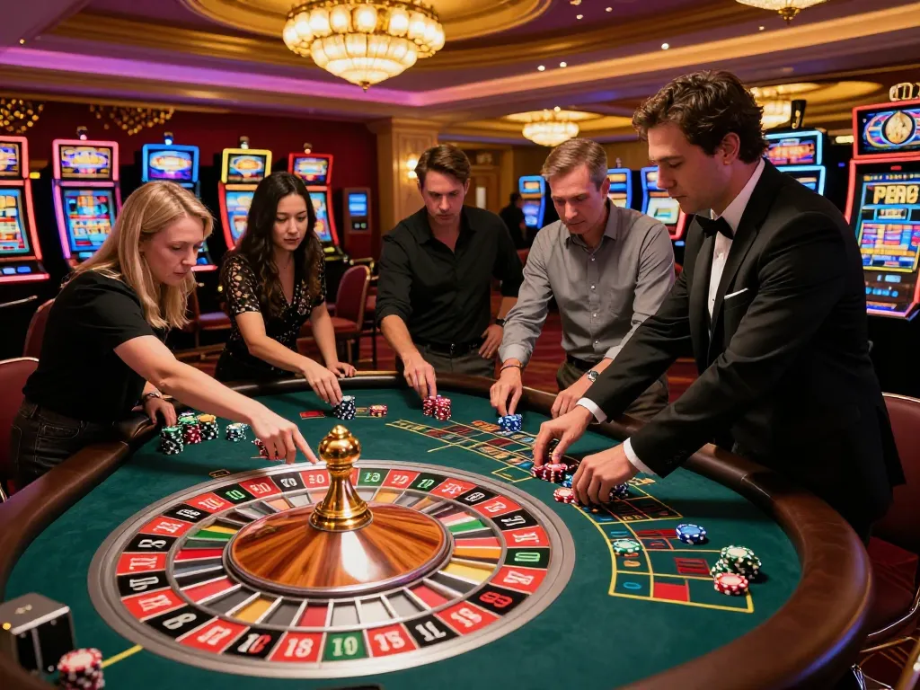 Experience the excitement of roulette gameplay at mm88.green casino, revealing vibrant betting action and casino dynamic.