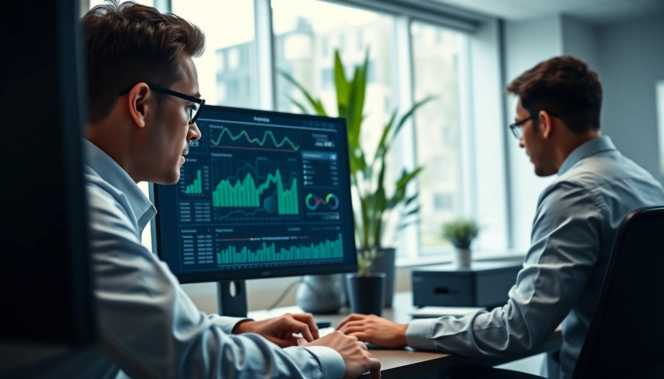 Optimize your SEO Rank with a dedicated analyst in a modern workspace.