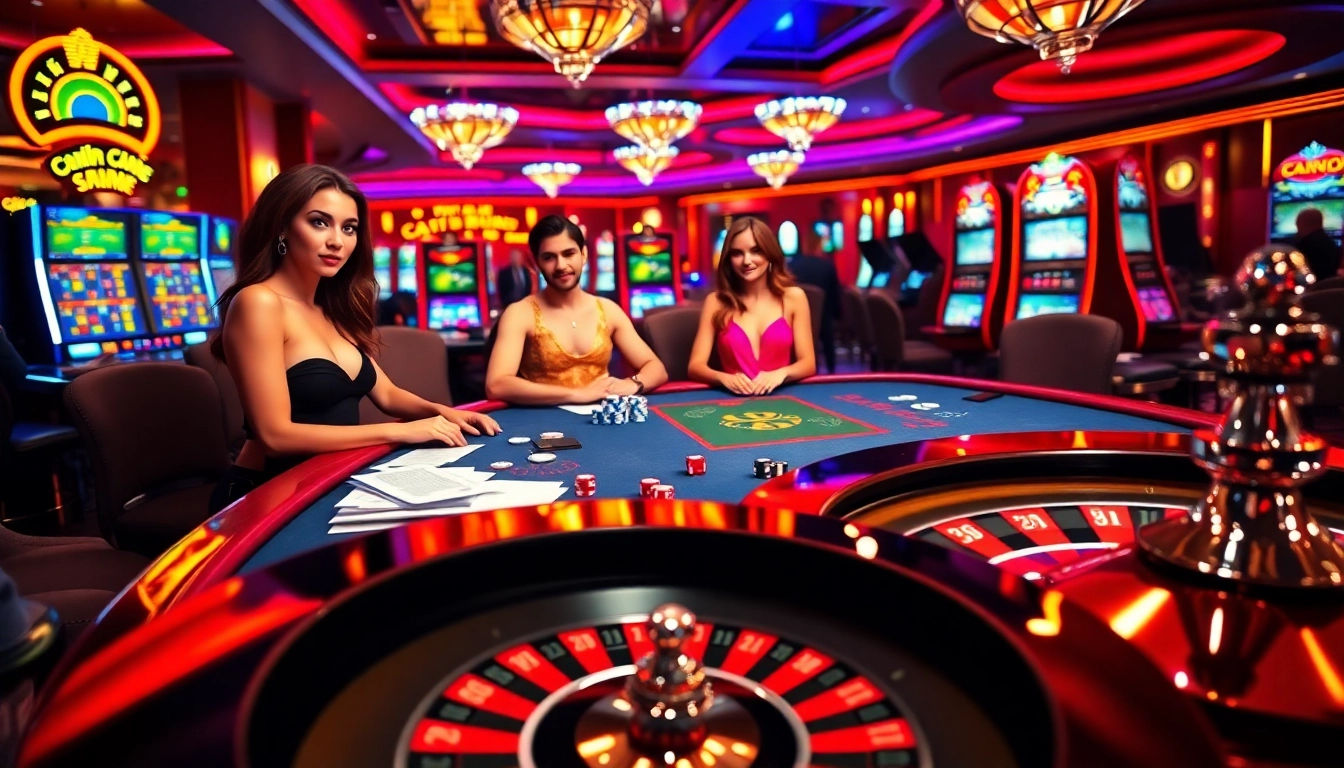 Experience the excitement of gambling at gg88com with vibrant casino scenes and gameplay.