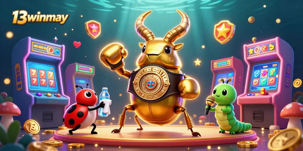 Experience thrilling gaming moments with 13winmay in this vibrant casino illustration.